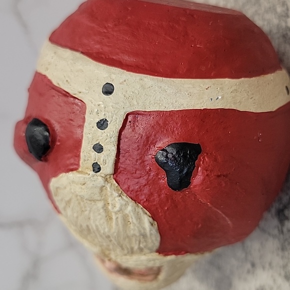 Vintage Fairfield Folk Art Santa Claus Jolly Round Decor - Picture 7 of 9